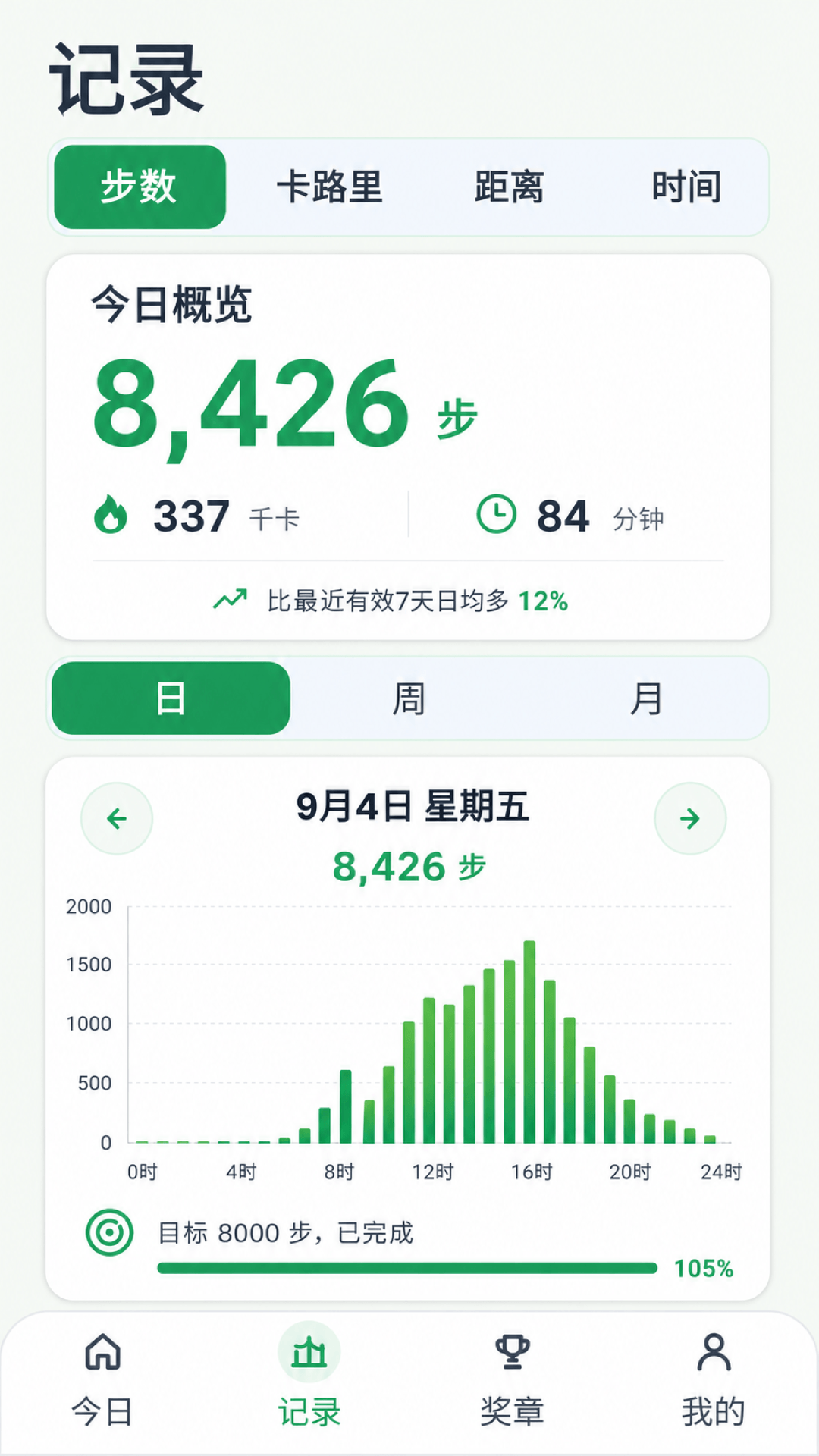 运动走路计步器 截图 2